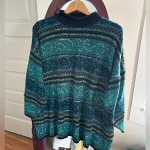 Vintage 90s granola girl oversized sweater